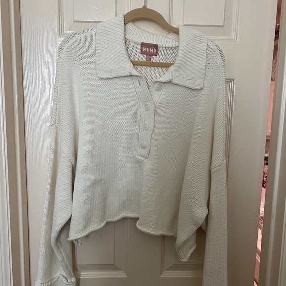 Show Me Your MuMu Sweaters - Show Me Your MuMu Cream Sweater